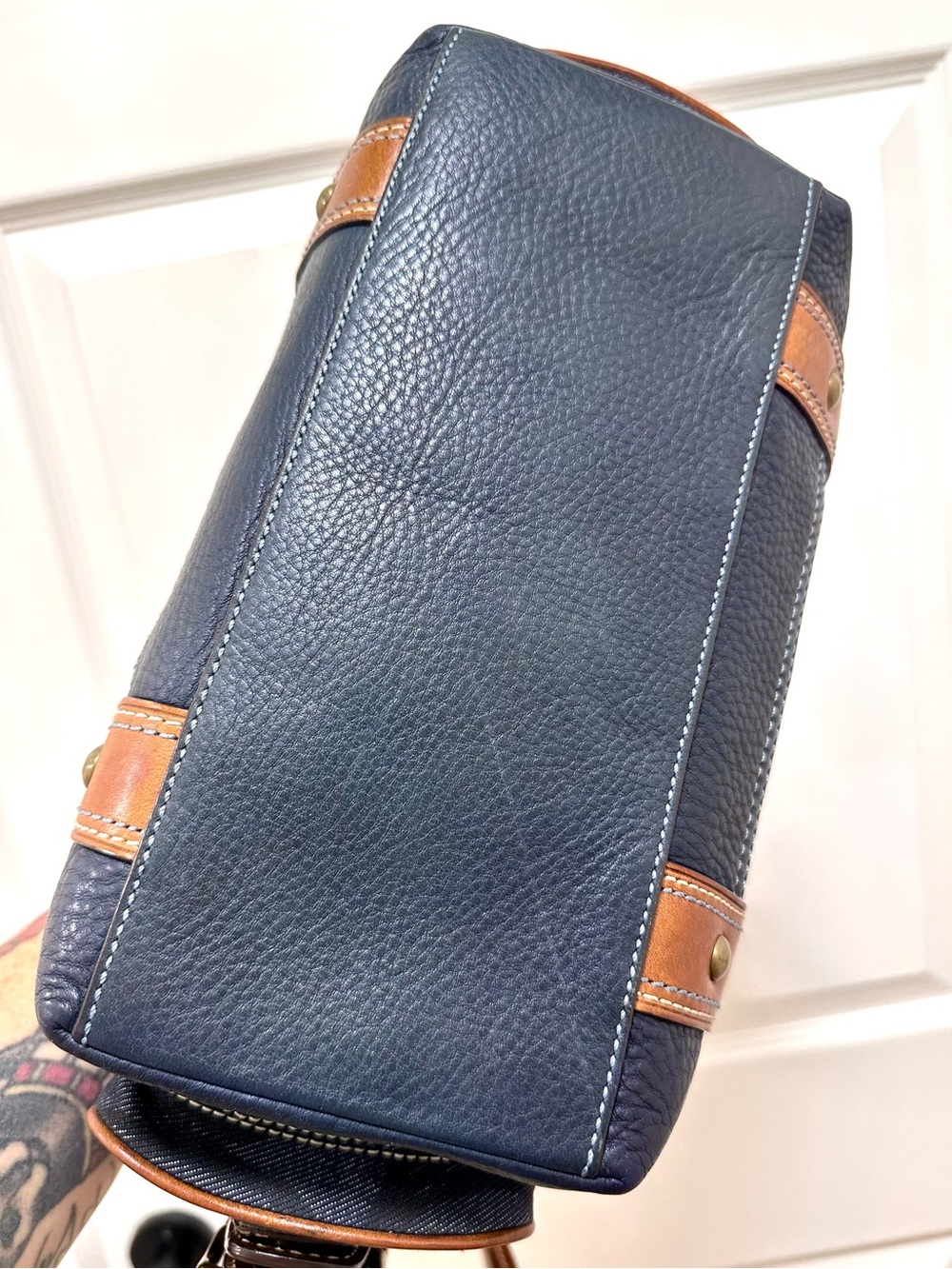 Coach Legacy Mosaic Denim Patchwork Tote Vintage Y2K - Picture 12 of 14